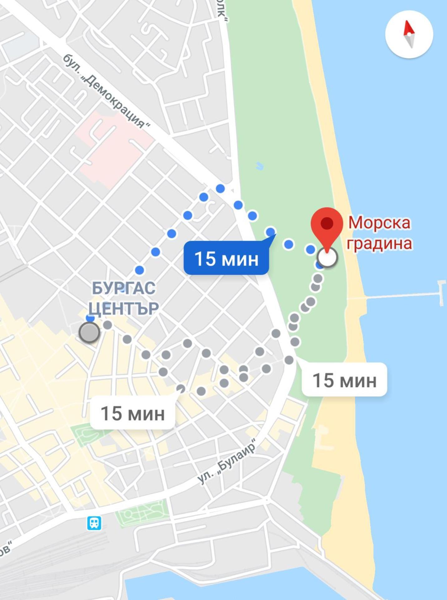Super Center-Huge 2 Bedrooms Apartment 부르가스 외부 사진